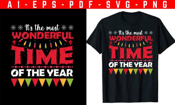 A Modern Graphic Design Asset for Festive T-Shirt Designs