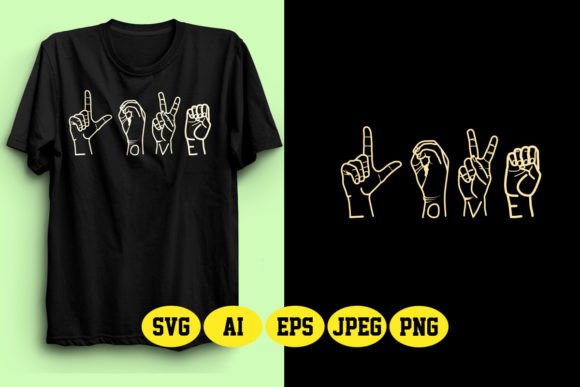 ASL Love Hand Sign: A Graphics Asset for Real Branding