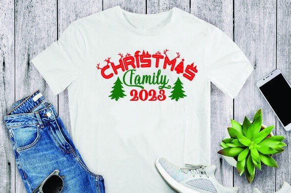 Christmas Family Graphics for Authentic T-Shirt Designs