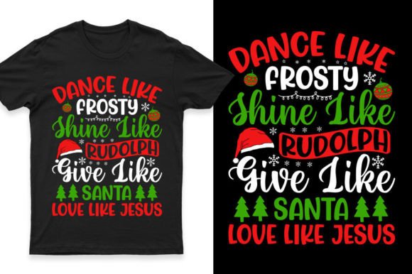 Dance Like Frosty: A Graphic Asset for Branding & T-Shirt Designs