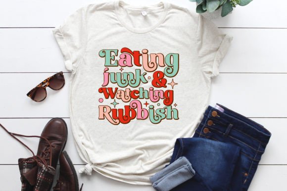 Eating Junk Watching Rubbish Graphics for T-Shirt Designs Review