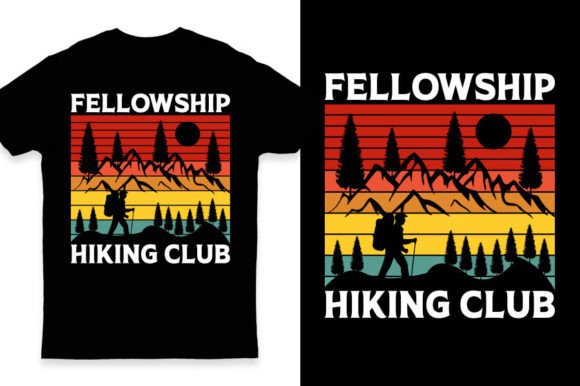 Fellowship Hiking Club Graphics for T-Shirt Designs