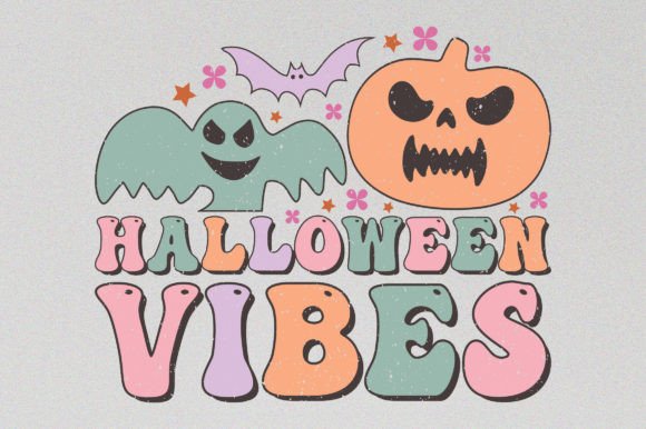 Halloween Vibes Sublimation Graphics & T-Shirt Designs
