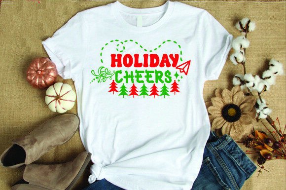 Holiday Cheers Graphics for T-Shirt and Packaging Design