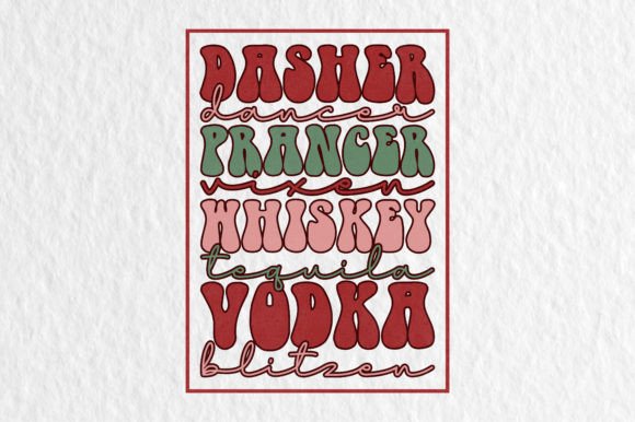 Retro Christmas Graphics: T-Shirt Designs for Editorial Use