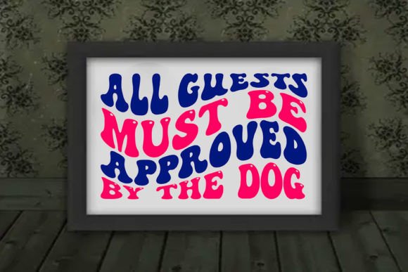 Retro Dog Graphic for T-Shirt and Crafting Designs