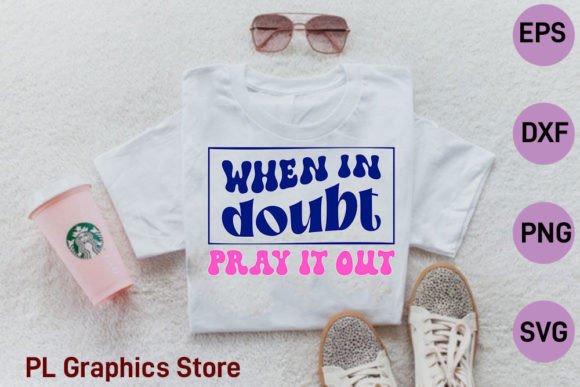 Retro Faith Design for Crafting and T-Shirt Graphics