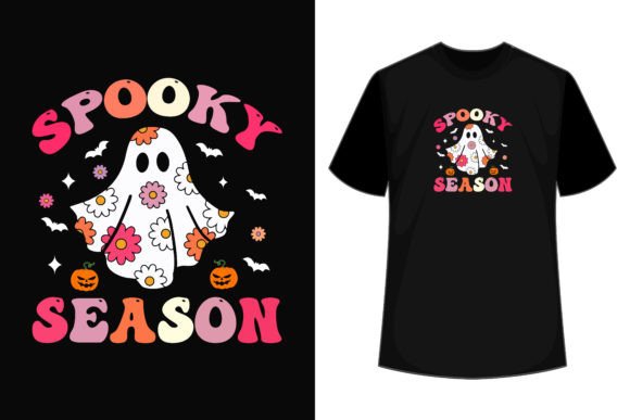 Spooky Season Retro SVG: Graphics & T-Shirt Designs