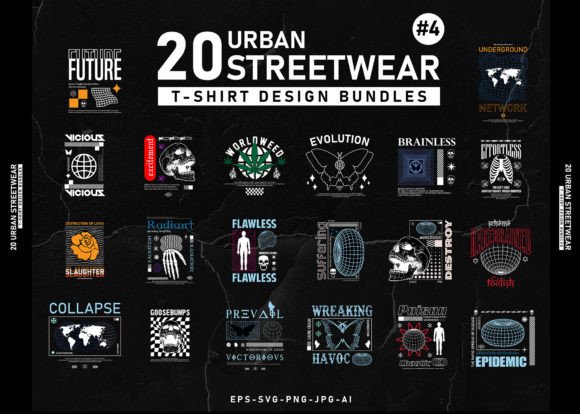 Streetwear Graphics Bundle: A Crafter's Review for T-Shirt Designs